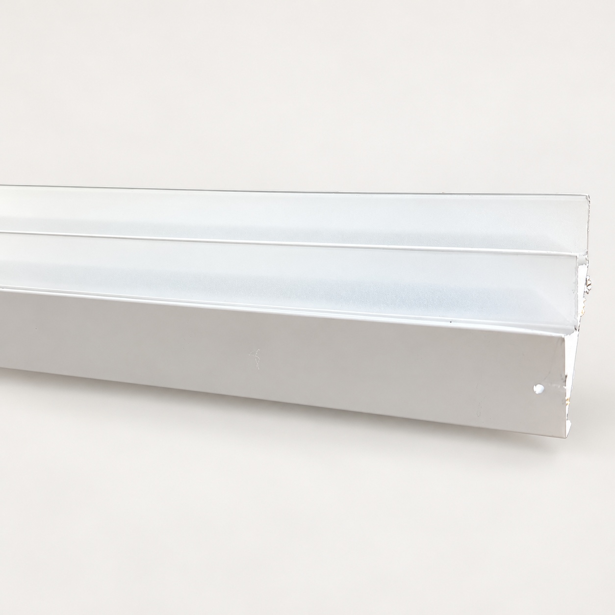 Aluminium window profile sample